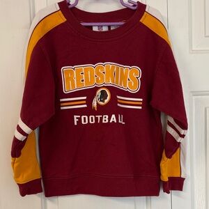 NFL Redskins Kids Sweatshirt - Burgundy and Gold